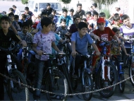 همایش دو چرخه سواری عمومی در اشتهارد برگزار شد
