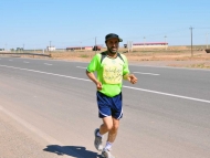 ورزشکار اشتهاردی 30 کیلومتر دوید