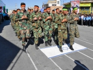 رژه حماسی نیروهای مسلح شهرستان اشتهارد برگزار شد