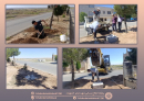 جانمایی فونداسیون پایه چراغ‌ های روشنایی در بلوار آیت‌ الله برهانی